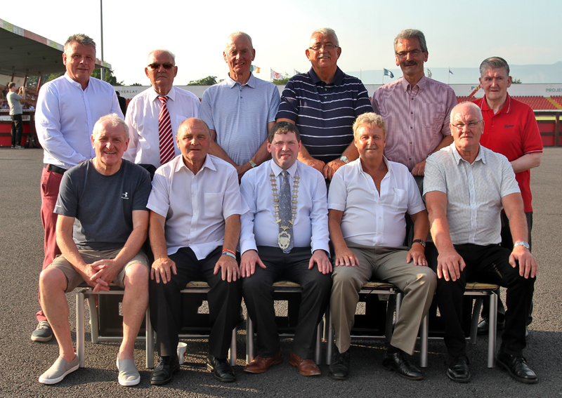 Cathaoirleach meets Rovers Legends